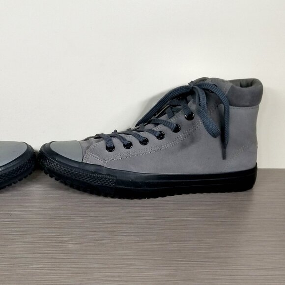 Chuck Taylor All Star High Top, Sharkskin Grey Suede, Mens Size 10 - Picture 9 of 12